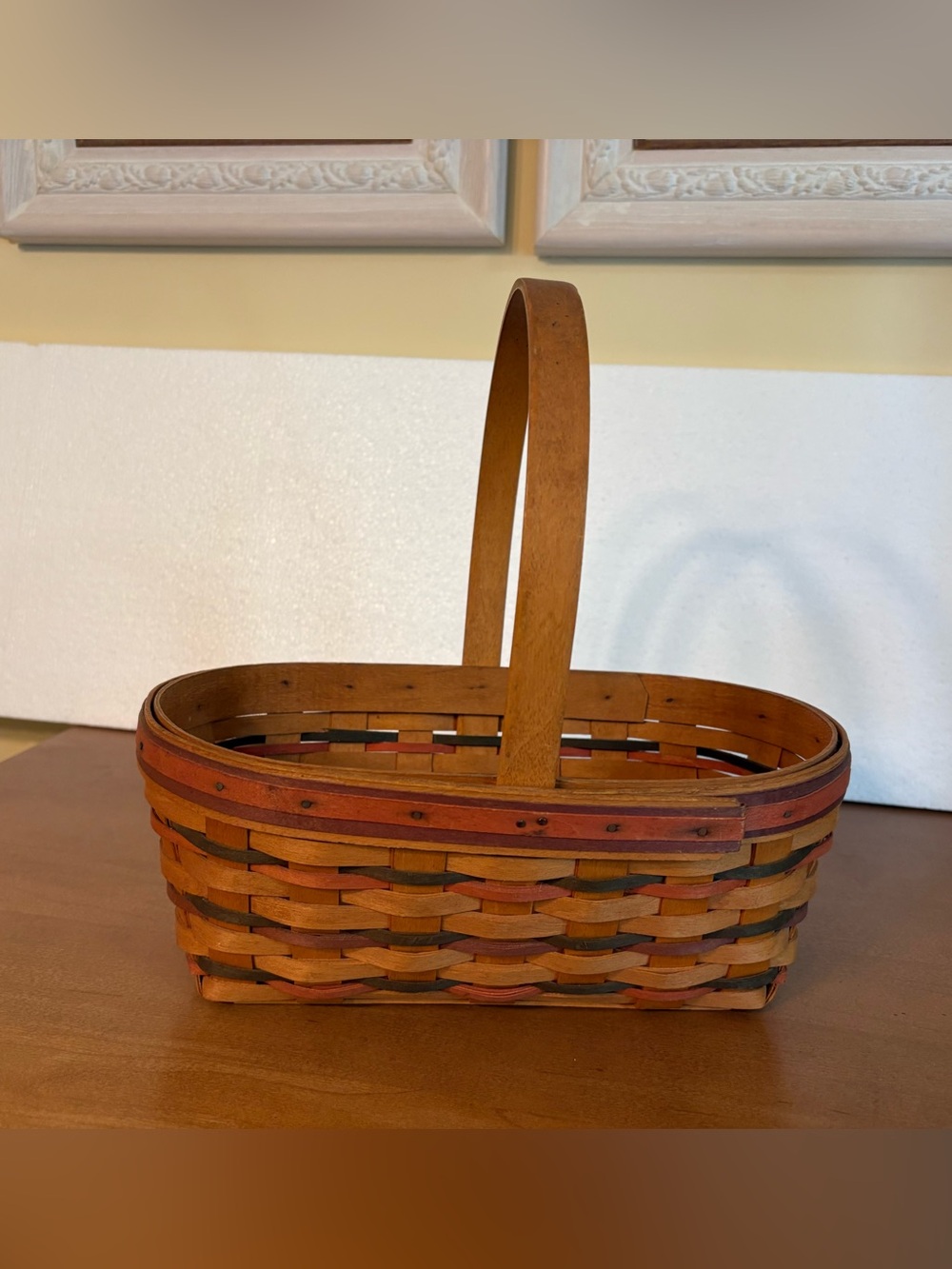 Longaberger Retired 1999 Signed & Numbered Easter Basket with Handle